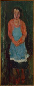 Köchin im blauen Schürze von Chaim Soutine